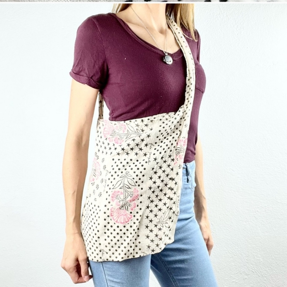 Free People Reusable Linen Shopping Bag